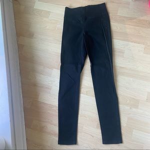 Pieces black super high rise jeans with exposed back zipper - UK size 8 (US 4)